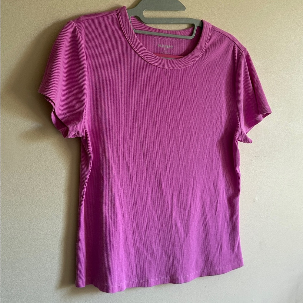 Old Navy Pink Ribbed Tee